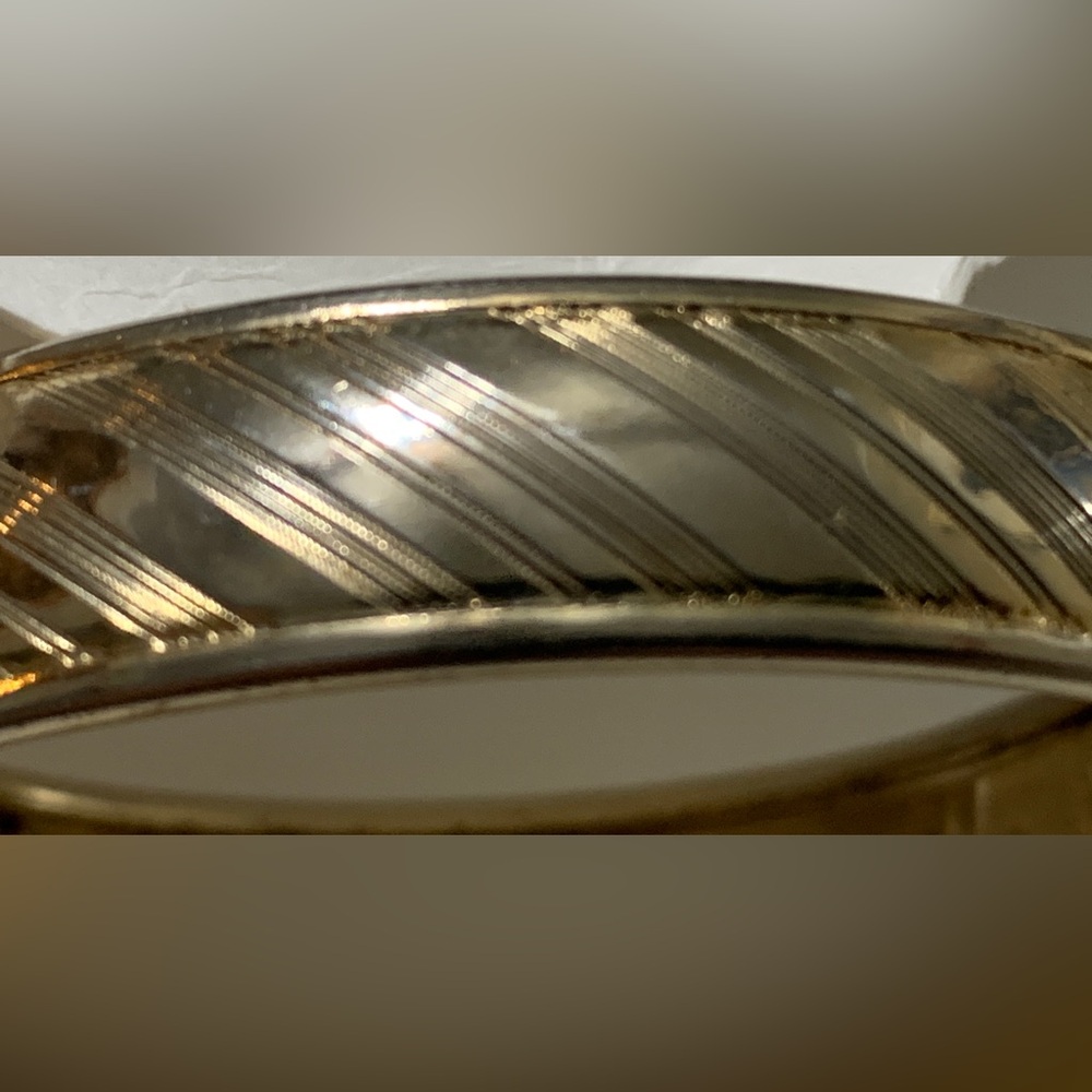 Gold Toned Bangle Bracelet